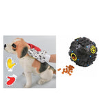 Maxbell Pet Dog Squeaky Ball Feeding Toy and Pet Grooming Brush Massage Hand Glove