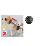 Maxbell Pet Dog Squeaky Ball Feeding Toy and Pet Grooming Brush Massage Hand Glove