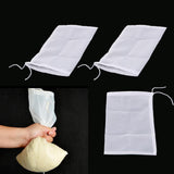 Maxbell 3 Pcs Milk Coffee Juice Reusable Nylon Mesh Strainer Filter Bag 15x20cm
