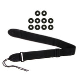 Maxbell Adjustable Guitar Strap+10pcs Strap Block Rubber Safety Strap Lock Washer
