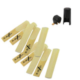 Maxbell Alto Saxophone Mouthpiece Kit with Ligature Cap Reeds for Wind Instrument