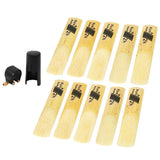 Maxbell Alto Saxophone Mouthpiece Kit with Ligature Cap Reeds for Wind Instrument