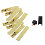Maxbell Alto Saxophone Mouthpiece Kit with Ligature Cap Reeds for Wind Instrument