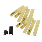 Maxbell Alto Saxophone Mouthpiece Kit with Ligature Cap Reeds for Wind Instrument