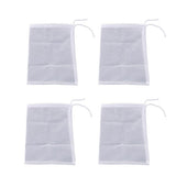 Maxbell 4 Pcs Milk Coffee Juice Reusable Nylon Mesh Strainer Filter Bag 15x20cm