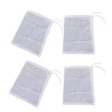 Maxbell 4 Pcs Milk Coffee Juice Reusable Nylon Mesh Strainer Filter Bag 15x20cm