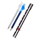 Maxbell 2Pcs Tailors Chalk Pen Pencil Sewing Dressmakers + 1Pcs Black Sewing Gauge