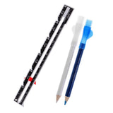 Maxbell 2Pcs Tailors Chalk Pen Pencil Sewing Dressmakers + 1Pcs Black Sewing Gauge