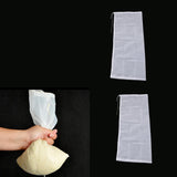 Maxbell 2 Pcs Nut Milk Cold Brew Coffee Juic Reusable Nylon Mesh Strainer Filter Bag