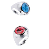 Maxbell Metal Ring with Zero and Zhu Character for Naruto Akatsuki Members Cosplay