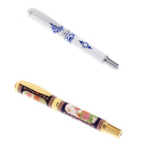 Maxbell Metal Ceramics 0.5mm Nib Fountain Pen Smooth Writing Ink Pen Stationery