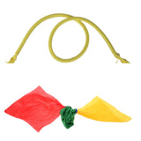 Maxbell Magic Practical Trick Props Magic Tool Stiff Rope & Change Color Silk Scarf