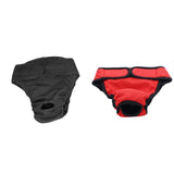 Maxbell 2 pcs Dog Physiological Pants Femal Dogs Sanitary Pant Diaper Black Red L