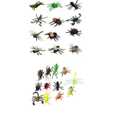 Maxbell 24pcs Plastic PVC Insect Animal Model Kids Toy Multi-color