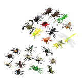 Maxbell 24pcs Plastic PVC Insect Animal Model Kids Toy Multi-color