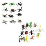 Maxbell 24pcs Plastic PVC Insect Animal Model Kids Toy Multi-color