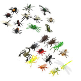 Maxbell 24pcs Plastic PVC Insect Animal Model Kids Toy Multi-color