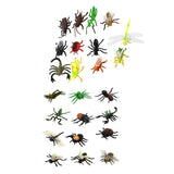 Maxbell 24pcs Plastic PVC Insect Animal Model Kids Toy Multi-color