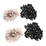 Maxbell 200pcs Black Plastic Safety Eye with Backs for Bear Doll DIY Craft 15mm 20mm