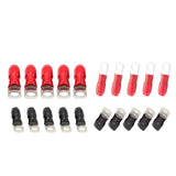 Maxbell 20x 16mm2 35mm2 Copper Tube Terminals Battery Welding Cable Lug Ring Crimps