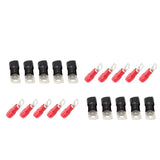 Maxbell 20x 35mm2/25mm2 Copper Tube Terminals Battery Welding Cable Lug Ring Crimps