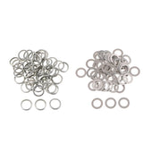 Maxbell 100pcs Oil Drain Plug Crush Washer Gaskets 14mm for Acura+16mm for