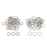 Maxbell 100pcs Oil Drain Plug Crush Washer Gaskets 14mm for Acura+20mm for