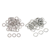 Maxbell 100pcs Oil Drain Plug Crush Washer Gaskets 14mm for Acura+20mm for