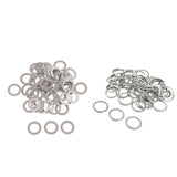 Maxbell 100pcs Oil Drain Plug Crush Washer Gaskets 14mm for Acura+20mm for