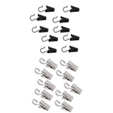 Maxbell 20Pcs Heavy Duty Curtain Clips with Hook Spring Clamps Hanger Clips Glider