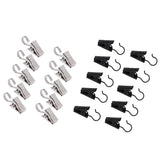 Maxbell 20Pcs Heavy Duty Curtain Clips with Hook Spring Clamps Hanger Clips Glider