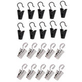 Maxbell 20Pcs Heavy Duty Curtain Clips with Hook Spring Clamps Hanger Clips Glider