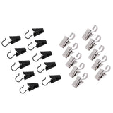 Maxbell 20Pcs Heavy Duty Curtain Clips with Hook Spring Clamps Hanger Clips Glider