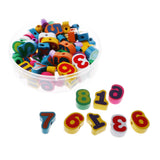Maxbell Montessori Wooden Matching Stand Box Spherical & String Beads Lacing Game