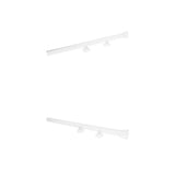 Maxbell 2 PCS Aquarium Glass Shrimp Feeding Tube Food Dish Pipe Holder 400,300mm