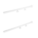Maxbell 2 PCS Aquarium Glass Shrimp Feeding Tube Food Dish Pipe Holder 400,300mm