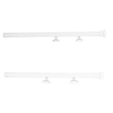 Maxbell 2 PCS Aquarium Glass Shrimp Feeding Tube Food Dish Pipe Holder 400,300mm