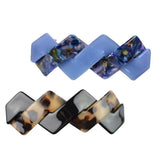 Maxbell 2 Pieces Women Girls Geometric Hair Spring Clips Barrette Hair Accessories