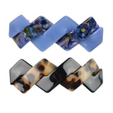 Maxbell 2 Pieces Women Girls Geometric Hair Spring Clips Barrette Hair Accessories