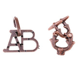 Maxbell Classic Metal Unlock Ring Game Brain Teaser Puzzle for Adults Children Toy