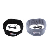 Maxbell 2Pieces Soft Comfortable Noise Cancelling Wired Sleep Headphones Eye Mask
