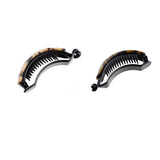Maxbell 2pcs Lady Large Acetate Banana Hair Clips Hair Clamps Claws Ponytail Holder