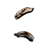 Maxbell 2pcs Lady Large Acetate Banana Hair Clips Hair Clamps Claws Ponytail Holder