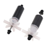 Maxbell Ceramics Filter Replacement Impeller Spare Rotor Aquarium Parts 2 Pieces