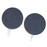 Maxbell 2x 40/80mm Ceramic Round Air Stone Bubble Aquarium Fish Tank Oxygen Pumps
