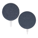 Maxbell 2x 40/80mm Ceramic Round Air Stone Bubble Aquarium Fish Tank Oxygen Pumps
