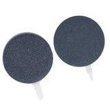Maxbell 2x 40/80mm Ceramic Round Air Stone Bubble Aquarium Fish Tank Oxygen Pumps