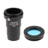 Maxbell Telescope Eyepiece Barlow Lens 5X for Astronomical Photography + Filter #80A