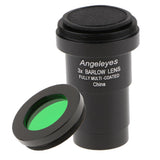 Maxbell Telescope Eyepiece Barlow Lens 3X for Astronomical Photography with Filter