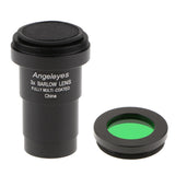 Maxbell Telescope Eyepiece Barlow Lens 3X for Astronomical Photography with Filter